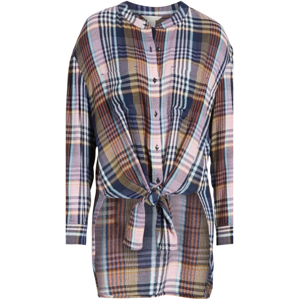 Caslon Tie Front High Low Tunic S